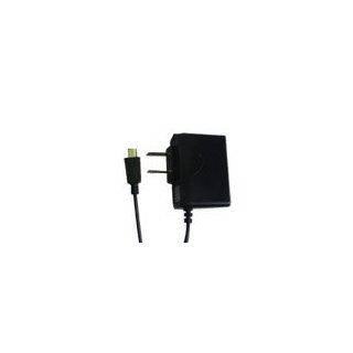 Micro USB Travel Charger/Home Wall (Black) for Sanyo cell