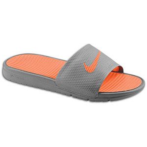 Nike Benassi Solarsoft Slide   Mens   Casual   Shoes   Cool Grey
