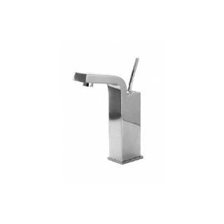 Aqua Brass Midsize Single Hole Lavatory Faucet w/ Pop Up