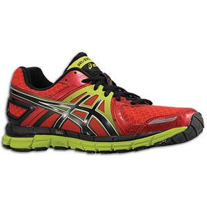 ASICS® Gel   Excel33 2   Mens   Running   Shoes   Red/Black/Lime
