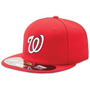 New Era 59FIFTY MLB Authentic Cap   Mens   Washington Nationals   Red