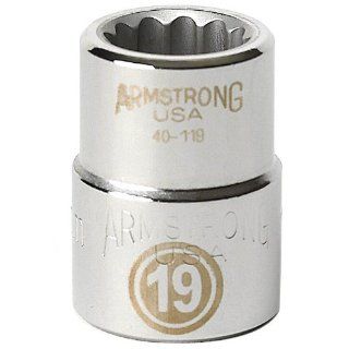 Armstrong 40 119 19mm, 12 Point, 3/4 Inch Drive Metric