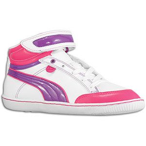 PUMA Avila Mid   Womens   Basketball   Shoes   White/Purple/Violet