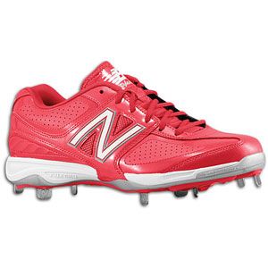 New Balance 40/40 Metal Low   Mens   Baseball   Shoes   Red/White