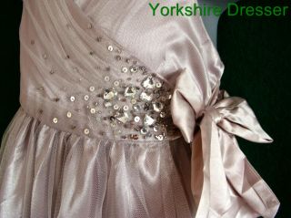 New Monsoon Girls Mink Beaded Hummingbird Party Bridesmaid Dress 5 6 7