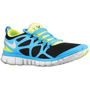Nike Free Run 3.0 V3   Mens   Running   Shoes   Black/White/Blue Glow