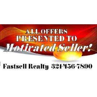 3x6 Vinyl Banner   Offers Presented to Motivated Seller