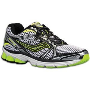 Saucony ProGrid Guide 5   Mens   Running   Shoes   Black/White/Citron