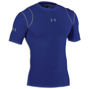 Under Armour Heatgear Vented Compression S/S T Shirt   Mens   Royal