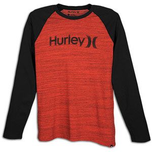 Hurley One and Only Marble Longsleeve Raglan   Mens   Casual