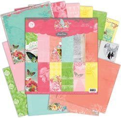 Pink Paislee, Spring Jubilee, 12x12 Paper Pack, Birds, Butterflies