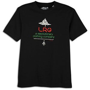 LRG Tree With Roots S/S T Shirt   Mens   Casual   Clothing   Black