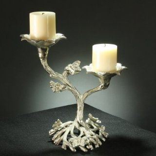 JSG Oceana 122 MS C07 Monarch Double Candle Holder Silver