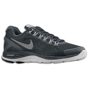 Nike LunarGlide+ 4 Shield   Womens   Anthracite/Reflective Silver