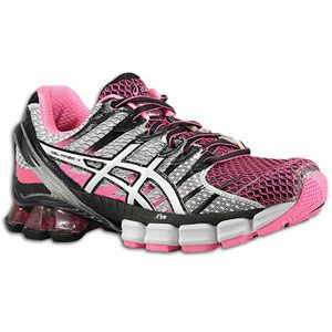 ASICS® Gel   Kinsei 4   Womens   Running   Shoes   Black/White/Neon