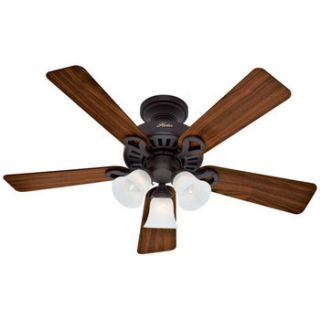 Hunter HR28684 44 New Bronze 5 Blade Ceiling Fan with Lights
