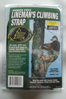 Hunter Safety System Hands Free Lineman’s Climbing Strap