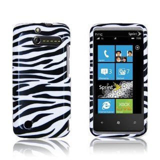 HTC Arrive T7575 / 7 Pro   Black/White Zebra Hard Plastic