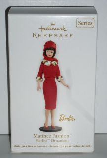 New Hallmark Ornament 2012 MATINEE FASHION Barbie #19 In Series