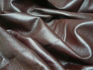 Burgandy F 7 Leather Upholstery Lambskin Hides Hide