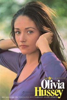 Olivia Hussey Linda Blair 1975 JPN Pinup Picture clipping 8x11 5 TF X