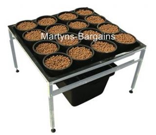 Flood and Drain Table Kit 2 Systems in One Hydroponics