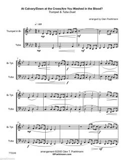 duet hymn arrangements for TRUMPET. Sheet music. FREE US Priority