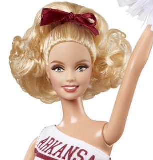 2012 University of Arkanas Dolls of the world Barbie Doll _In hand
