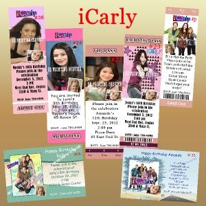 iCarly Birthday Invitations 20 Each Personalized Custom Made