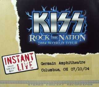 Kiss Instant Live Columbus Oh 07 10 04 2 CD New