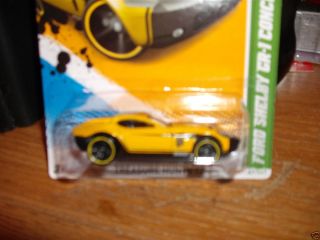  Hot Wheels Treasure Hunt Ford Shelby CR 1 Concept on Long Card