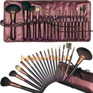 Professional Beauty Natural Wools Makeup Cosmetic Brush Set with Case