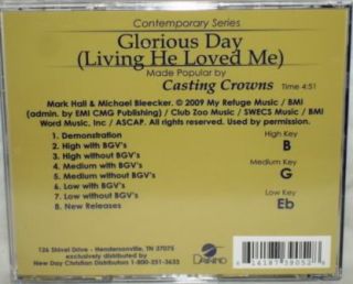 Casting Crowns Glorious Day Accompaniment New CD