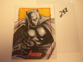  Greatest Heroes Color Sketch   Ian Yoshio Roberts Black Panther  258