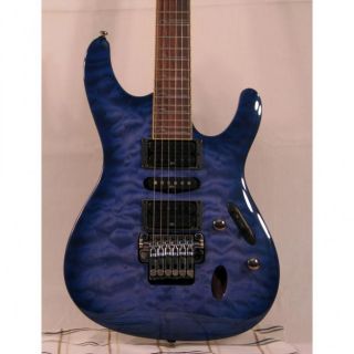 Ibanez S570DXQM Guitar Bright Blue Burst New