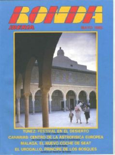Iberia Airlinea in Flight Magazine Ronda May 1985