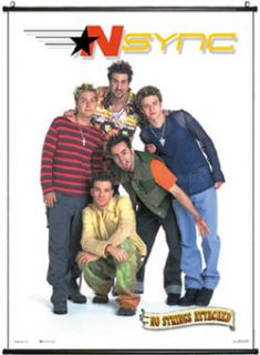 NSYNC 31 x 42 Collectable Poster Scroll Polyester Silk Screen