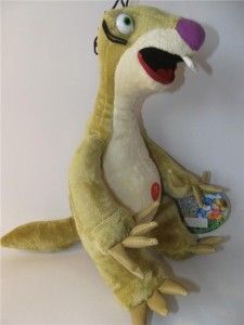 Sid Plush Soft Toy Ice Age 3 Dawn of The Dinosaurs New