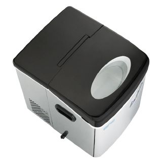 Stainless Steel Portable Ice Maker Machine LED Display
