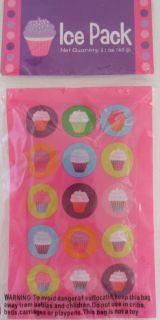 Cupcake Pink Ice Pack for Bento