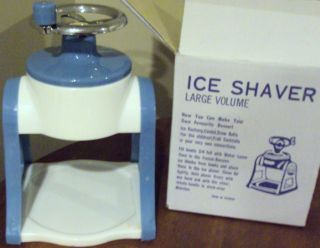 ICE SHAVER LARGE VOLUME HAND TURNING TAIWAN GENERIC PAMPERED CHEFF