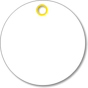  Round Vinyl / Plastic ID Tags   Write on Tags  Color Coded Blank Tags