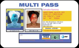 Multi Pass The Fifth Element ID Card Badge 5th Lelo