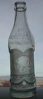 Antique TWIN FALLS IDAHO Coca Cola COKE bottle w/ pic INDIAN CHIEF