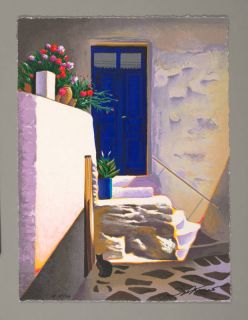 Igor Medvedev Sweet Home Serigraph 2001 AP 106 166 Greece not A Resell