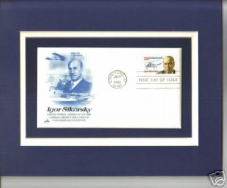 Igor Sikorsky Helicopters 1st Day Cover Igor Sikorsky Stamp
