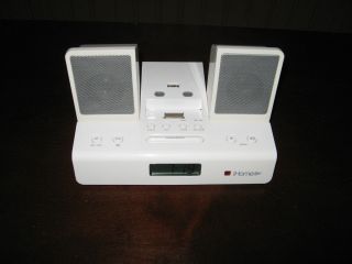 iHome2GO iH26 Portable Travel Alarm Clock docking system speaker iPod