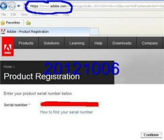 how to get a valid serial number for adobe illutrator cs6