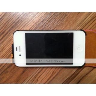 echt leder full body case voor iPhone 4 en 4s (verschillende kleuren