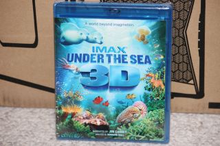 New in Shrink Warp IMAX Under The Sea 3D 2D Blu Ray Disk Groupon Promo